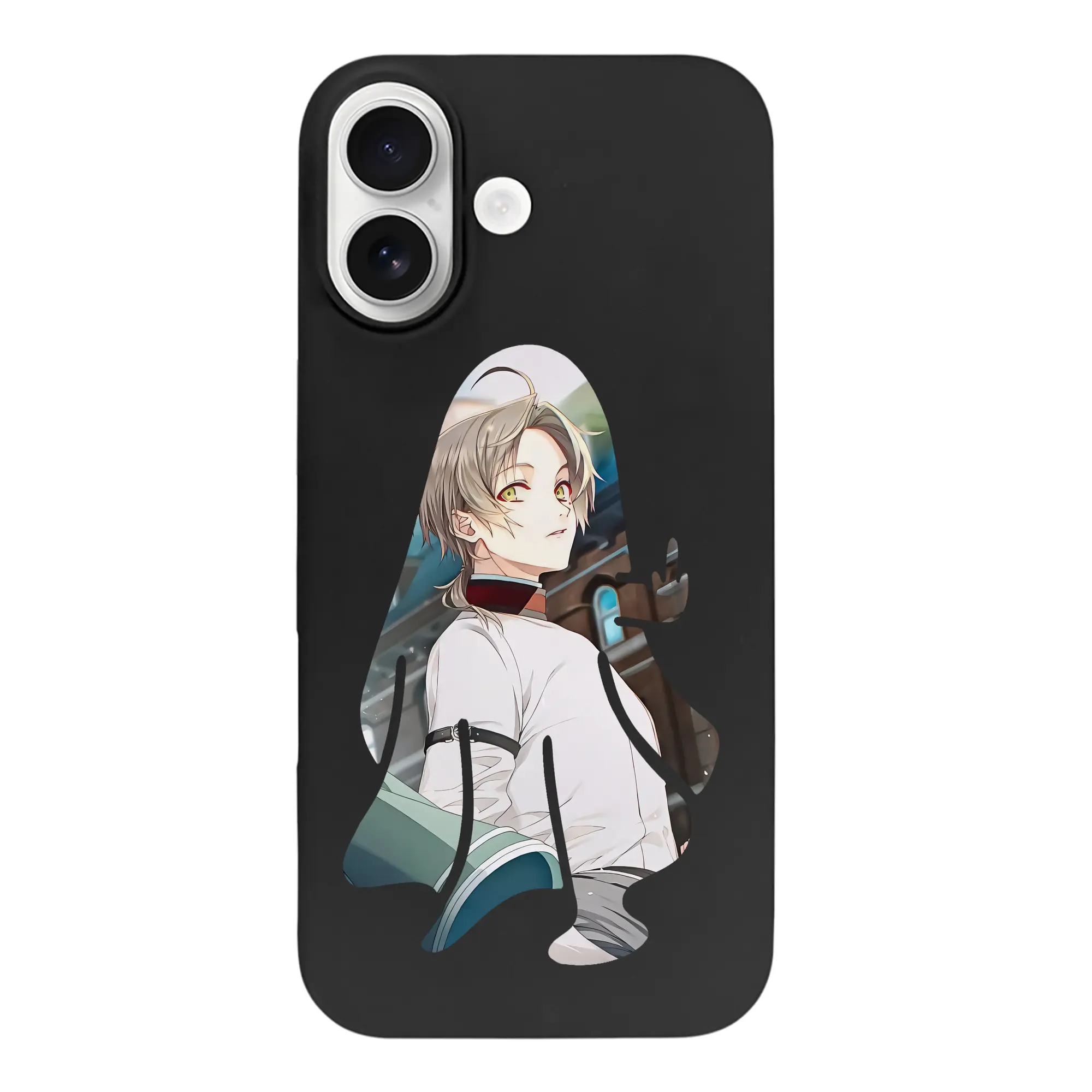 無職転生 グッズ,ルーデウス・グレイラット - iPhone 17 シリーズ シリコンケース 薄型 耐衝撃 指紋防止 ソフトタッチカバー 精密フィット 傷防止 保護ケース iPhone 17/17 Air/17 Pro/17 Pro Max 対応